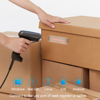 Lecteur de codes QR 1D GTCODESTAR, scanner de codes-barres 2D, lecteur de codes-barres sans fil, scanner de codes QR pour supermarché, lecture de codes-barres