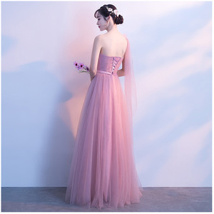 Spring Bridesmaid Dresses 2025 Long Tulle A-Line Sweetheart Neckline Natural Waist One-Piece Graduation Choir Sisters Outfits - Product Image 4