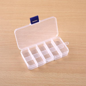 モダンな環境に優しいクリアストレージボックス5kg積載容量PPフィッシュタックルオーガナイザー化粧品メイクアップビーズジュエリーモダンデザイン - Product Image 1