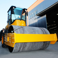 Compacteur double vibrant pour asphalte 1t -8 tonnes Rouleau de route Rouleau moteur à tambour unique Pompe à noyau Compacteur de sol