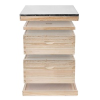 Cadres de ruche en bois Langstroth, équipement d'apiculture écologique avec couleur et taille personnalisées pour l'approvisionnement en ruches