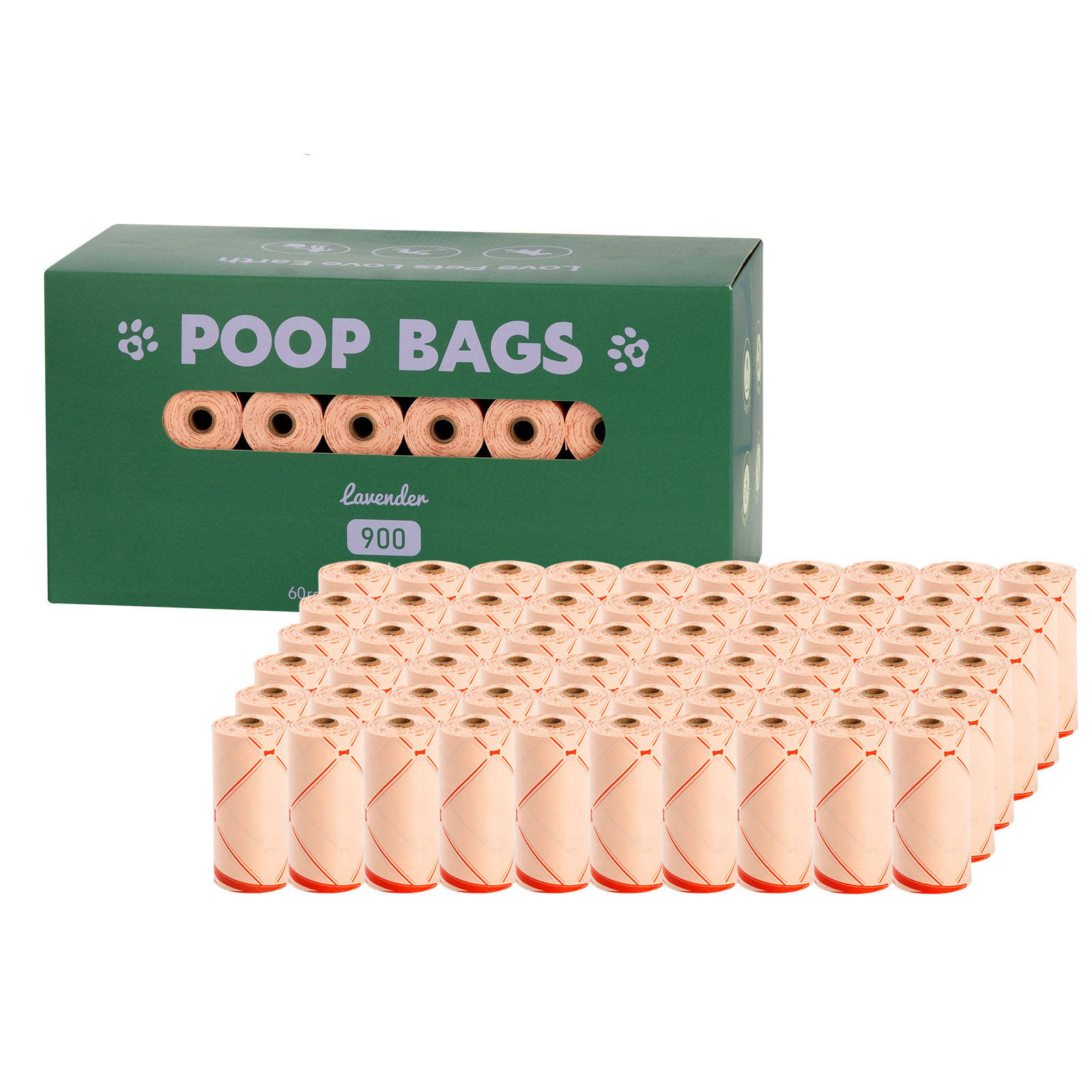 60 rouleaux de beige