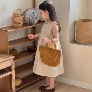 Vestido sin mangas estilo pastoral <span class=keywords><strong>de</strong></span> verano 2026 para niñas pequeñas, estilo académico informal para uso diario - Product Image 3