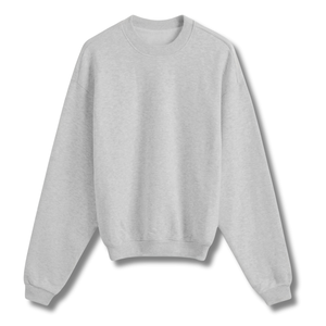 Custom Oversized Crewneck Vintage <b>French</b> Terry Hoodie Women Short Eco-Friendly Fleece Cotton Casual 3D Embroidered Front Winter - Product Image 1