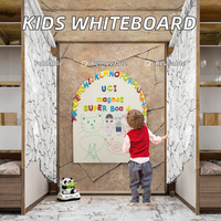 Tableau blanc interactif magnétique pliable en métal de haute qualité, vert, pour l'enseignement scolaire, multimédia, tableau noir