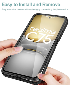 Custodia trasparente protettiva per schermo Full Body 360 per <span class=keywords><strong>Realme</strong></span> C75/per <span class=keywords><strong>Realme</strong></span> C75x/per <span class=keywords><strong>Realme</strong></span> 14x Cover per telefono antiurto - Product Image 5