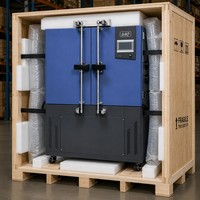 Cámara de Prueba Climática Vertical de Doble Puerta con Temperatura y Humedad Constantes, Equipo de Laboratorio de Estabilidad Climática, Proveedor de Fábrica