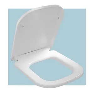 बाथरूम शौचालय सामान वर्ग आकार सैनिटरी वेयर सॉफ्ट पास यूएफ शौचालय सीट कवर