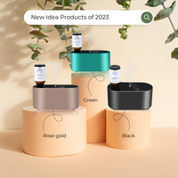 Mini nébuliseur de parfum d'huiles essentielles électrique rechargeable par USB sans fil Diffuseur d'arômes de voiture sans eau