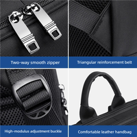 Nouveau sac à dos d'affaires pour homme, sac pour ordinateur portable multifonctionnel, sac à bandoulière double grande capacité