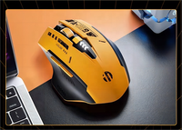 Souris ergonomique sans fil réglable DPI Silent Click Gaming Mech. pour Inphic A9 Multi-Device Universal Type C rechargeable Mouse