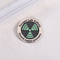 Science émail Pi Science émail broche oublié laboratoire sécurité sac à dos Badge vêtements accessoires cadeaux pour amis bijoux