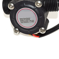 OKY3430-0 Sensor aliran YF-S201 G1/2 "Sensor aliran air kontrol Flowmeter efek Hall