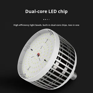 159W <b>LED</b> Globe Bulb E27 Screw Thread Aluminum PC <b>Light</b> Bulb 6500K Daylight for Warehouse <b>Workshop</b> - Product Image 3
