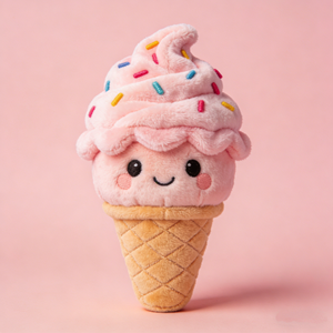 OEM/ODM Peluche de Helado Súper Tierno Personalizado, Productos Periféricos para Tiendas de Postres, Publicidad y Promoción - Product Image 1