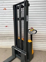 Chargeur de palette semi-électrique à chargement automatique, 500kg, 1500kg, empileur portable à chargement automatique