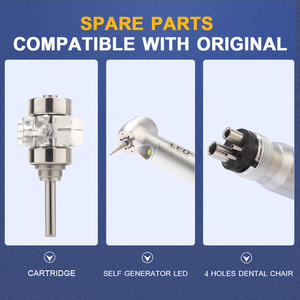 Z800LG Handpiece Turbin Udara Portabel, Kepala Mini Bedah Kecepatan Tinggi Generator Otomatis Led Harga <span class=keywords><strong>Unit</strong></span> Kursi <span class=keywords><strong>Dental</strong></span> - Product Image 4