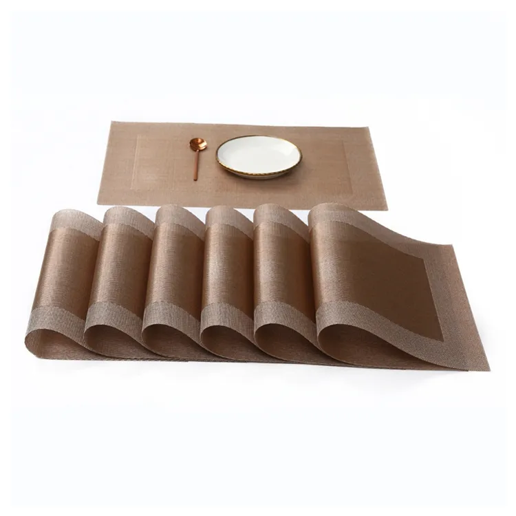 Hoge Kwaliteit Nieuwe Ontwerp Tafelmatten Pvc Plastic Moderne Placemat Droogmat