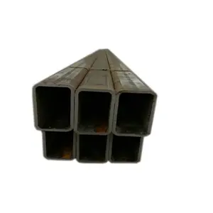 أنبوب أنبوب/قسم مستطيل مجوف من الفولاذ الكربوني Q235 أنبوب حزم سوداء أنبوب مستطيل ASTM 1 طن