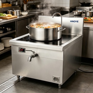Cocina de Inducción Comercial de Acero Inoxidable de 30KW para Derretir Caramelos de Azúcar y Jarabes - Product Image 5