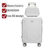 Ensemble de Bagages Cabine MGB 5 Pièces, Valises de Voyage Légères et Durables en ABS Rigide avec Roues Pivotantes, Étanche
