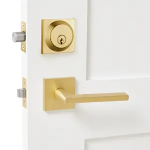 Wholesale Moden Door Lock Handle Lever Set For Bedroom Washroom Living Room Interior Door