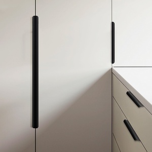 Aluminum Alloy Modern Furniture Handles and <b>Knobs</b> for Cabinets Wardrobes Drawers Cabinet <b>Doors</b>-Easy Installation - Product Image 1