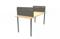 Panneau acoustique Classe B1, cloisons de bureau pour ordinateur, système de cloisonnement