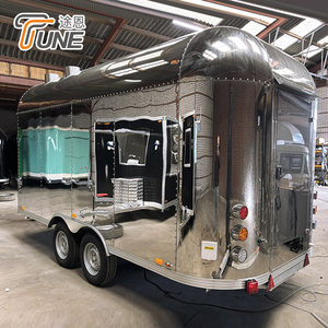 Remorque de cuisine mobile aux normes européennes, camion de restauration avec éclairage certifié et système de câblage professionnel - Product Image 1