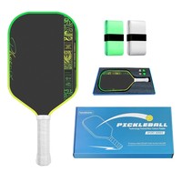 Raquette de pickleball T700 en fibre de carbone brute, mousse thermoformée de 16 mm injectée au périphérique, approuvée USAPA