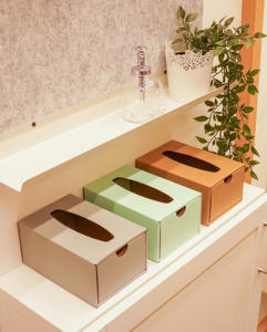 CHING TA Kraft <strong>Paper</strong> <strong>Tissue</strong> <strong>Box</strong> Corrugated Board Environmentally Degradable Free Samples for Restaurant Office Car Use Wholesale - Product Image 3