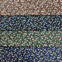 Tissu en popeline de coton 40S léger, écologique, respirant, doux, imprimé numérique floral personnalisé, pour robe