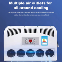 Aire acondicionado eléctrico de 12V/24V, máquina integrada de refrigeración, aire acondicionado de estacionamiento para estacion