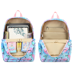 Set di borse per zaino da scuola per bambini in età prescolare personalizzate con borsa per il pranzo - Product Image 4