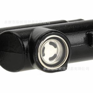 Pompe de frein arrière pour moto tout-terrain Cqr, hydraulique à tête plate avec support de rétroviseur, pièce de réparation en alliage d'aluminium noir - Product Image 1