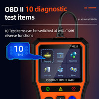 YM529 OBD2 lector de código herramienta de diagnóstico automático OBD II protocolos Analizador de coche con 1 año de garantía