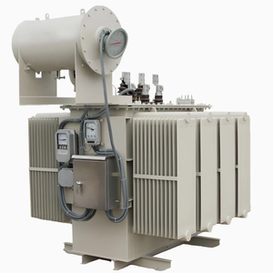 Base de estación de transformador sumergido en aceite trifásico S11 S22 630Kva 11Kv con refuerzo de estabilizador de voltaje de refuerzo de 220V - Product Image 1