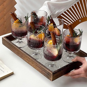 <span class=keywords><strong>Vasos</strong></span> de Vidrio con Textura de Clavos en Relieve 3D Personalizados, Frascos de Vidrio Vintage para Velas, <span class=keywords><strong>Vasos</strong></span> para Beber Leche, Copas - Product Image 3