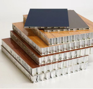 Waterproof Fireproof Customized Wooden Color <strong>Aluminium</strong> Composite Sandwich <strong>Panel</strong> <strong>Honeycomb</strong> Core <strong>Panel</strong> - Product Image 1