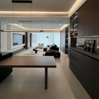 Mueble de Salón Moderno de Alta Gama, Ecológico, Práctico y de Calidad, Decorado con Vidrio, Mueble de Barra para Café