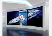 Fournisseur chinois en gros, téléviseur HDTV 55 pouces pour hôtel, écran LED électrique, système tactile interactif coulissant blanc, Android