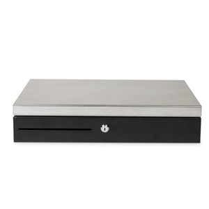 Cajón <span class=keywords><strong>de</strong></span> efectivo estándar portátil para <span class=keywords><strong>cajero</strong></span> <span class=keywords><strong>de</strong></span> supermercado, con tapa abatible <span class=keywords><strong>de</strong></span> almacenamiento <span class=keywords><strong>de</strong></span> metal, 8 billetes ajustables/8 <span class=keywords><strong>monedas</strong></span>, precio más bajo - Product Image 1