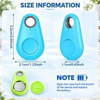 QKEE Mini Traceur GPS intelligent Bluetooth étanche et localisateur anti-perte pour chien