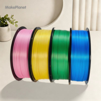 Vente directe du fabricant, consommables d'impression 3D PLA+, fil de soie de haute qualité, diamètre 1,75 mm, stock neuf, MakePlanet
