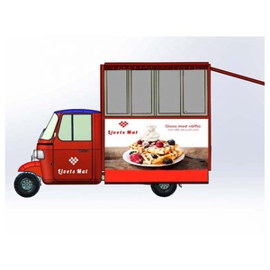 Tricycle électrique Tuk Tuk <span class=keywords><strong>Piaggio</strong></span> Ape 3 roues moto nourriture camion pour crème glacée chariot vente - Product Image 4