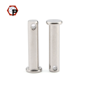 DIN1444 acier inoxydable SS <span class=keywords><strong>A2</strong></span>-70 304 M5-M20 goupilles de positionnement cylindriques à tête plate <span class=keywords><strong>goupille</strong></span> de chape avec trou - Product Image 4