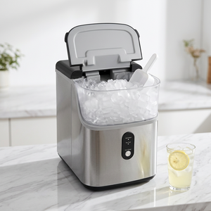 Compact Household <b>Ice</b> <b>Maker</b> Machine Low Noise Electric <b>Ice</b> Cube <b>Maker</b> For Kitchen Use - Product Image 1
