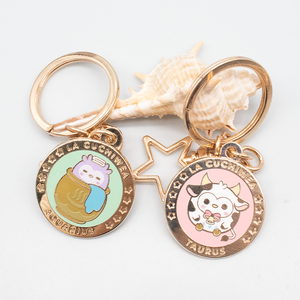 หมุดโลหะเคลือบแข็งดีไซน์ตามสั่งสำหรับพวงกุญแจ - Product Image 2