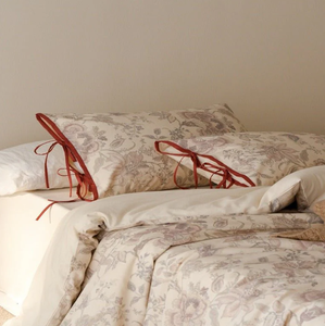 Juego de Ropa de Cama Rowena Floral / Beige - Product Image 1