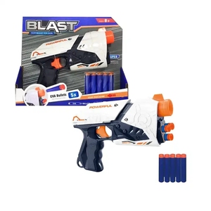 Pistola Giocattolo in Plastica con Proiettili Morbidi, Blaster EVA Airsoft con Dardi in Schiuma per Bambini e Ragazzi - Product Image 1